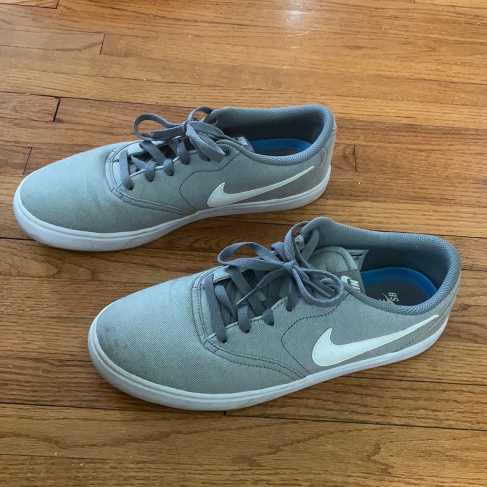 Grey Nike sneakers